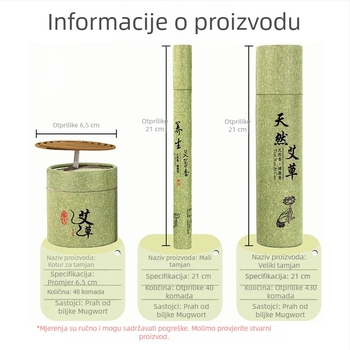 Ai Zhongtang štapići od mugworta - Moxa linija za zdravstvenu masažu