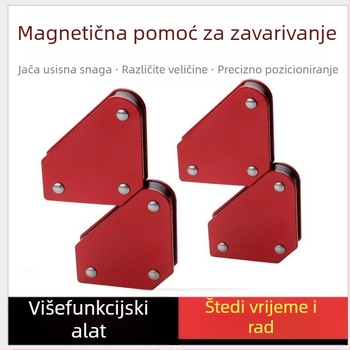Mini magnetski locator za zavarivanje s fiksnim kutom, set od 4 komada, 9 lb privlačne sile, Yili Hardware