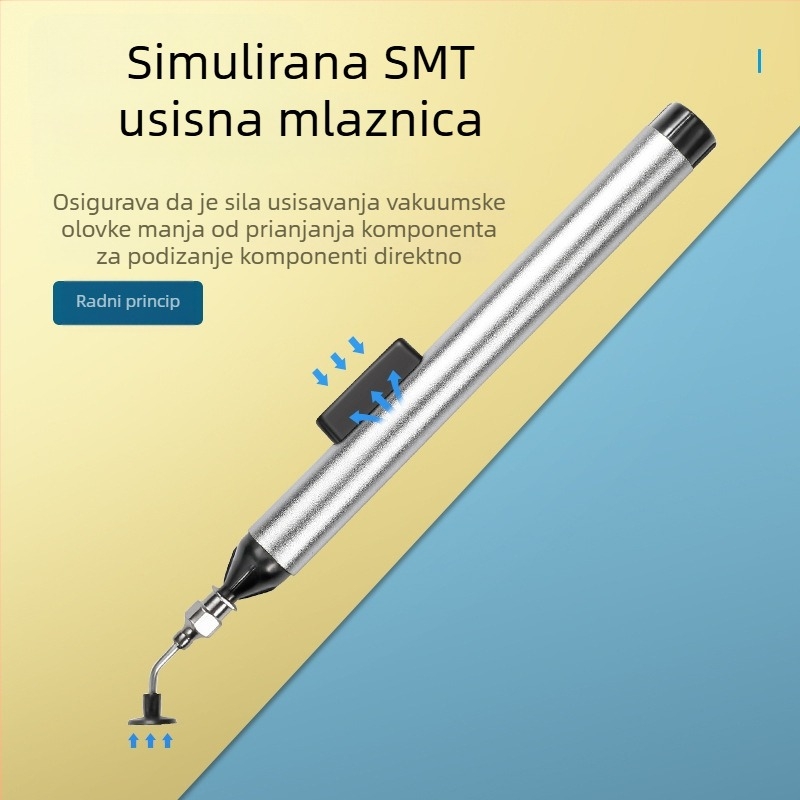Usisna olovka modela 939, aluminij, za usisavanje IC