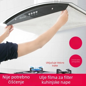 Filter za apsorpciju ulja za kuhinjsku napa (netkani materijal; 150 paketa)