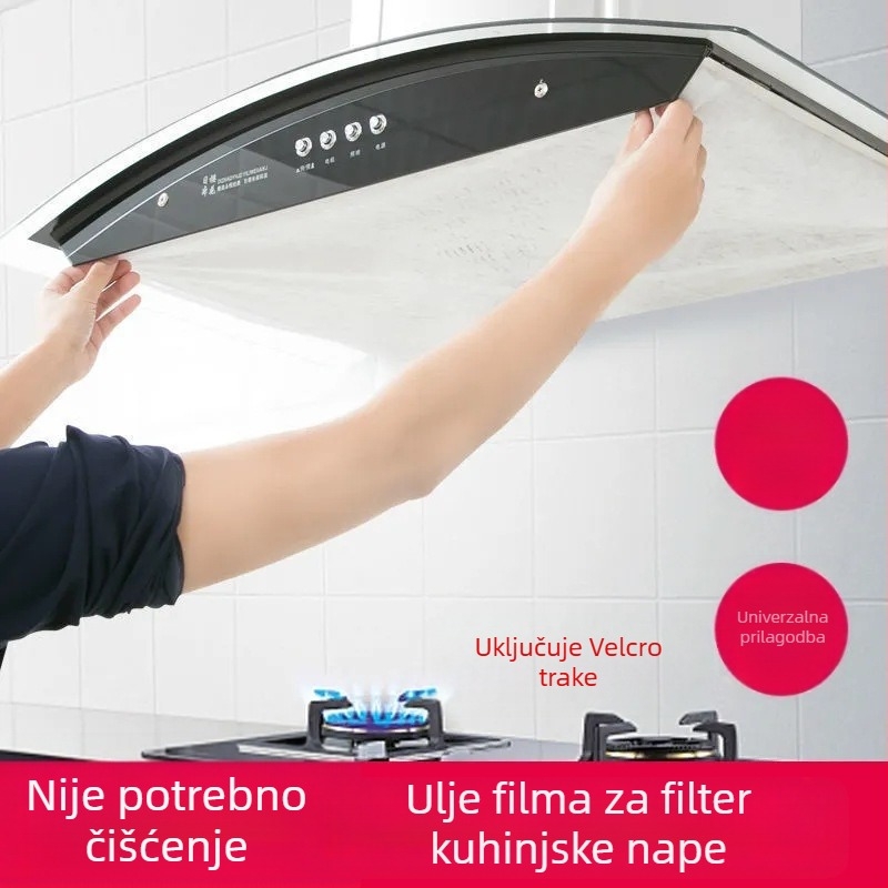 Filter za apsorpciju ulja za kuhinjsku napa (netkani materijal; 150 paketa)