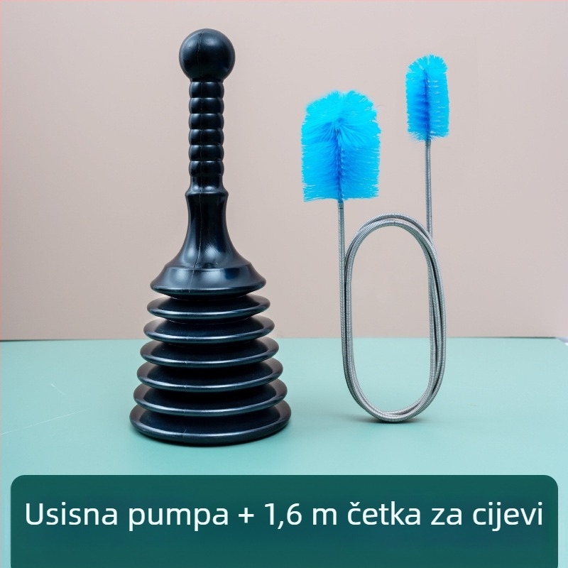 PVC alat za odblokiranje odvoda – kućna upotreba, marka Square Horse; za kuhinju, WC, umivaonik, kadu i podni odvod