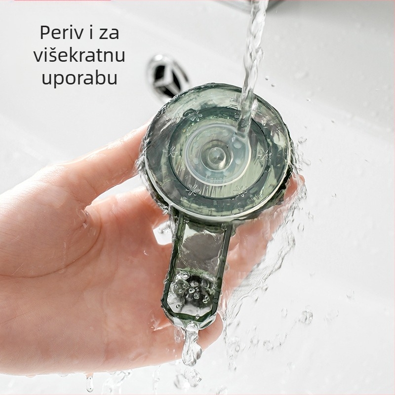 Vakuumska kuka, rotirajuća, bez bušenja, samoljepljiva, za kućnu upotrebu, plastika, jedna kuka, nosivost 2 kg