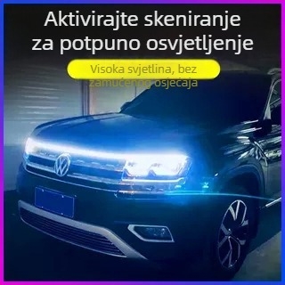 LED traka za gril automobila s dinamičkim skeniranjem, univerzalna, 12V, 10W