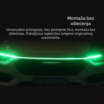 LED traka za gril automobila s dinamičkim skeniranjem, univerzalna, 12V, 10W
