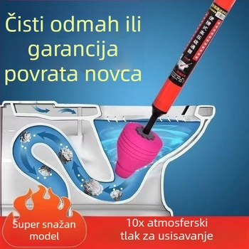 Usisni uređaj za WC s pneumatskim pogonom, PVC konstrukcija, za kućne kanalizacije