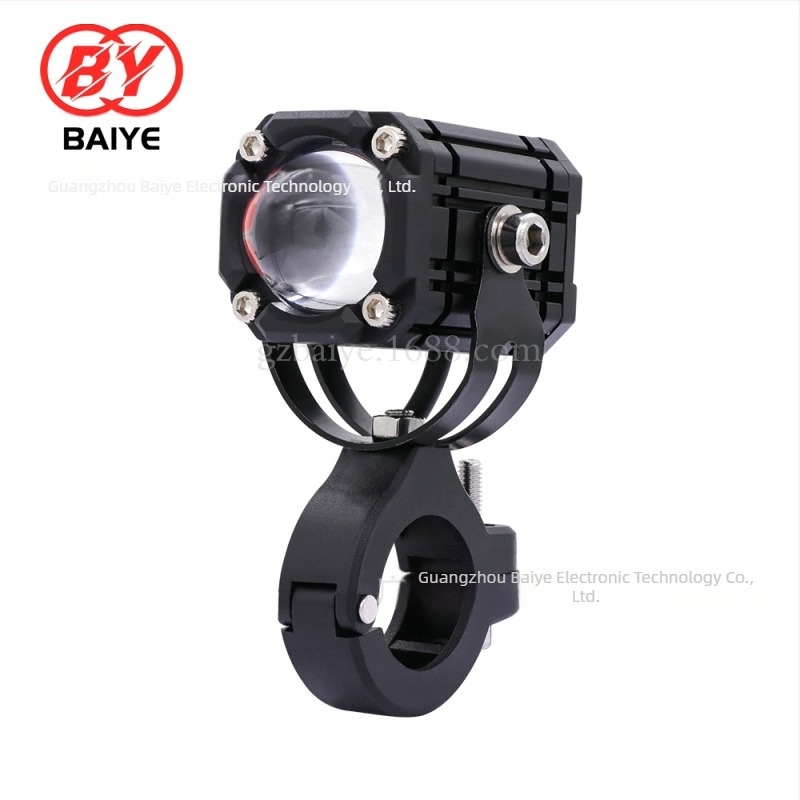 LED reflektor za motocikl s demon oka, vodootporan, kondenzorska leća, 30W, 5000 lm