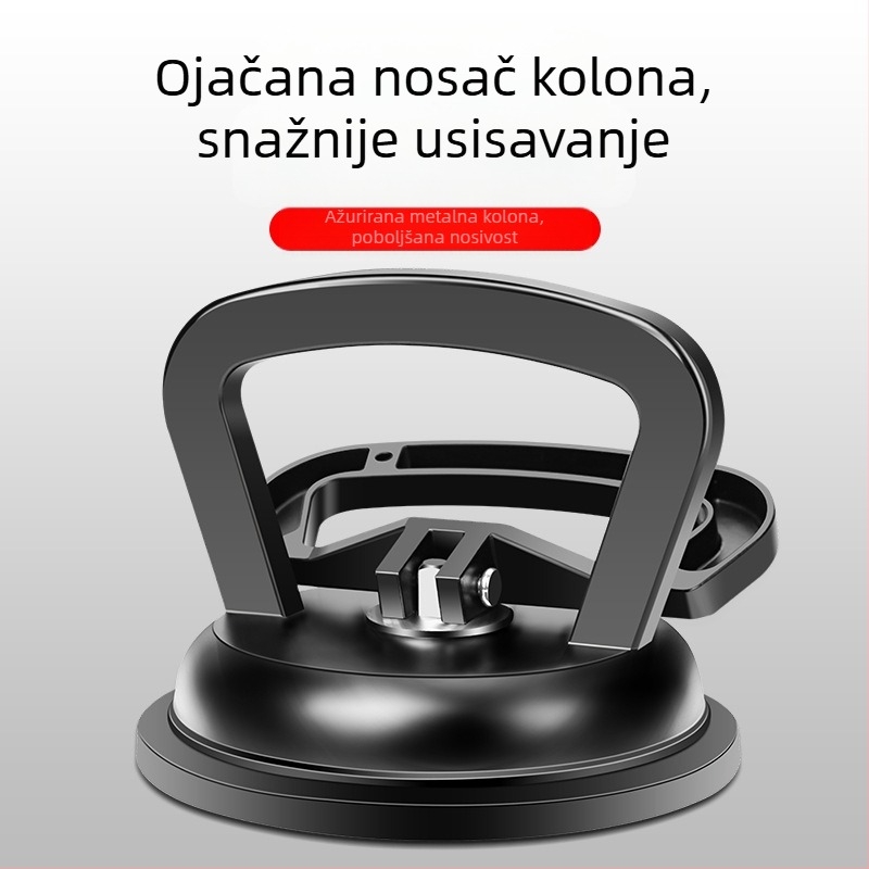 Vakuumska čašica od aluminijske legure za staklo s opcijama 1/2/3 kandži za rukovanje pločicama — teški rad, snažno usisavanje