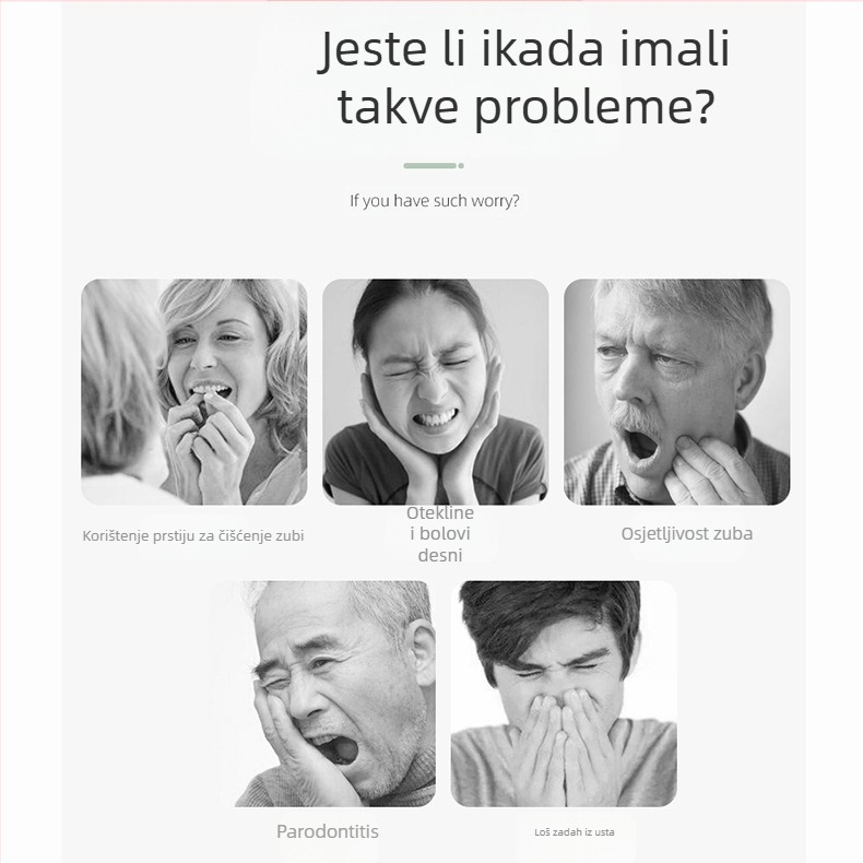 Polimerni štapić za zubni konac, jednokratna upotreba, više od 300 komada, kutija s 30 paketa