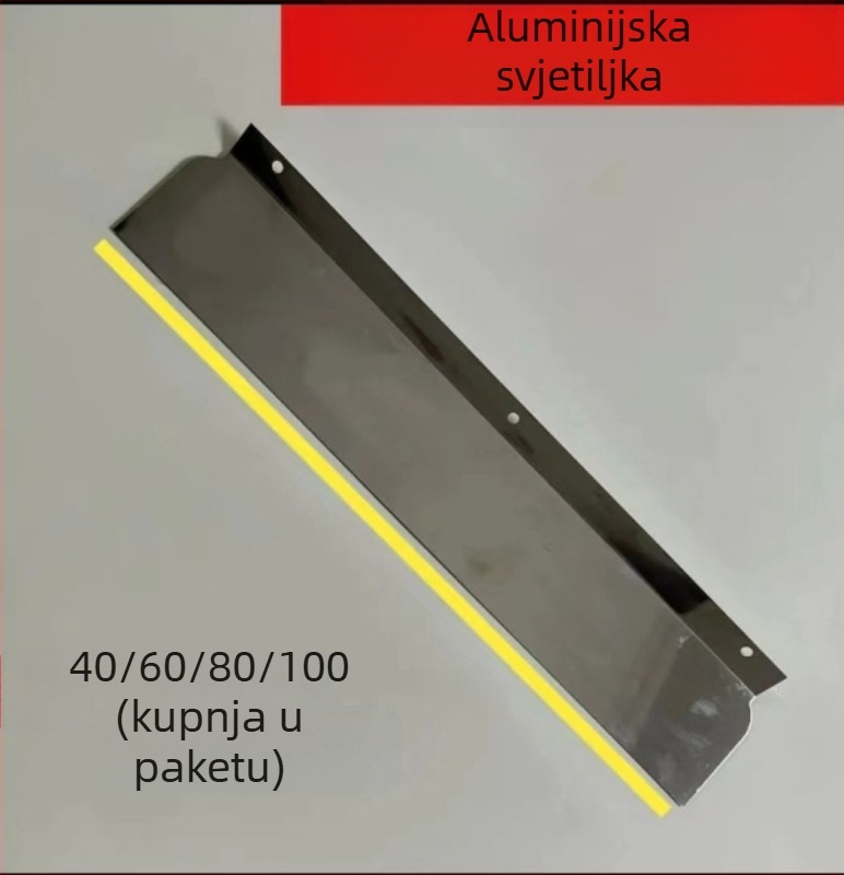 Aluminijska špatula za žbukanje za izravnavanje zidova — Ruida, model Putty scraper, alat za kućnu dekoraciju