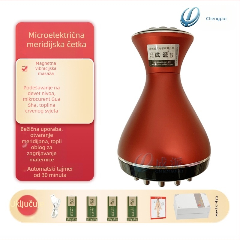 Uređaj za mikrostruju meridijansku masažu s infracrvenom funkcijom, prijenosan, ugrađena baterija 1200-2000 mAh, za kućnu upotrebu