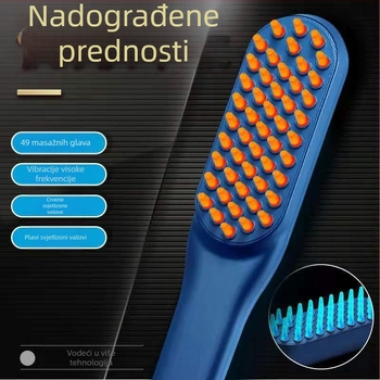 Četka za masažu glave s USB napajanjem, mehanička kontrola, 3. stupanj vibracije – LJ-S101, Xin Li Yan