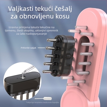 Aplikator za vlasište K1 - električni masažni roller s kuglicom, za sve sezone, opća uporaba