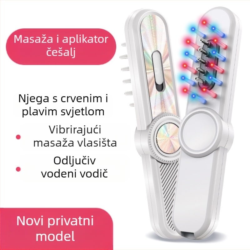 Aplikator za vlasište K1 - električni masažni roller s kuglicom, za sve sezone, opća uporaba