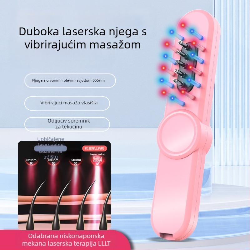 Aplikator za vlasište K1 - električni masažni roller s kuglicom, za sve sezone, opća uporaba