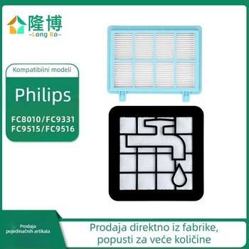 Longbo filtri za Philips usisivač FC8010/FC9515/FC9516/FC9331 — kućna upotreba, pogodno za 101–150 m²