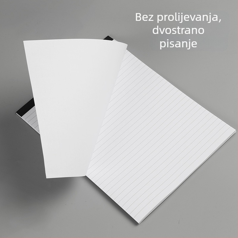 Bilježnica za zapisnike sastanaka s odlomljivim stranicama | Ljepljivo vezivanje | 25 stranica | Papir 80 g/m² | Pokrov: papir