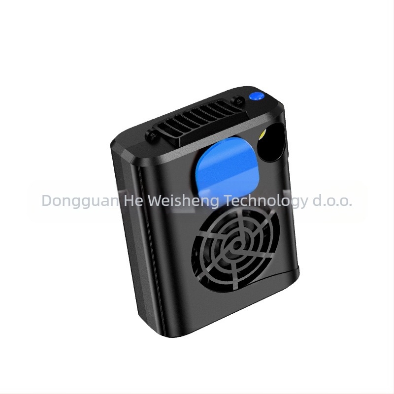 Ventilator bez lopatica za pojas i vrat, USB punjenje, ugrađena baterija 4000–6000 mAh, 3 brzine, brushless motor, prijenosni stolni/ručni ventilator