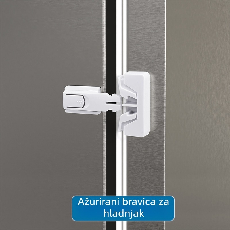 Višenamjenski sigurnosni zaključavač za hladnjak i dozator vode; Marka: Pampering the Bear; Porijeklo: Jinhua, Zhejiang; Težina: 22 g; Pakiranje: 600 kom