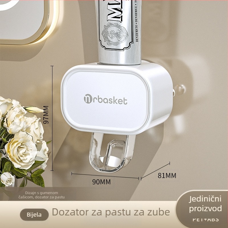 Automatski lisivač paste za zube, zidni usisivač, držač četkica i paste, privatna etiketa s licencom