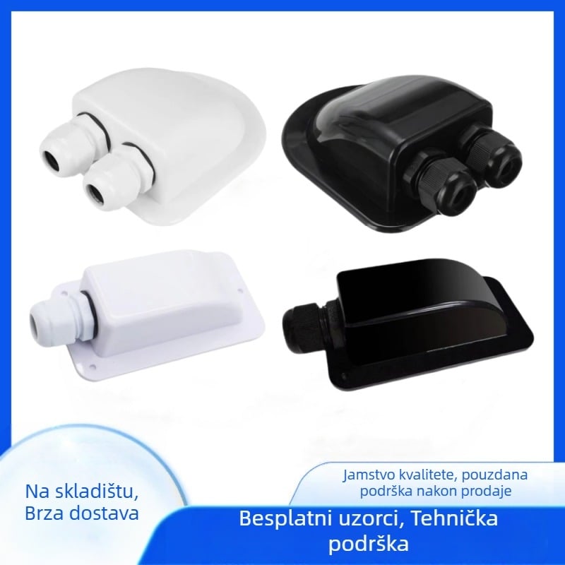 Držač solarnih panela za RV i jahtu, ASA materijal, injekcijsko oblikovanje, masa 0,1 kg, Spring Bridge, ABS vodootporna kutija za spojnike