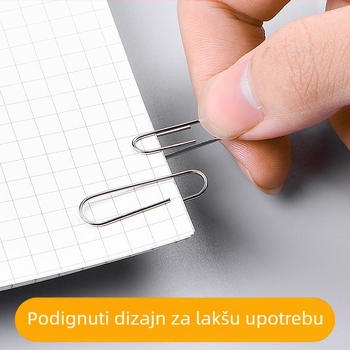 Westide metalne klamerice za papir – model Mixed color tube paper clip, 1 paket