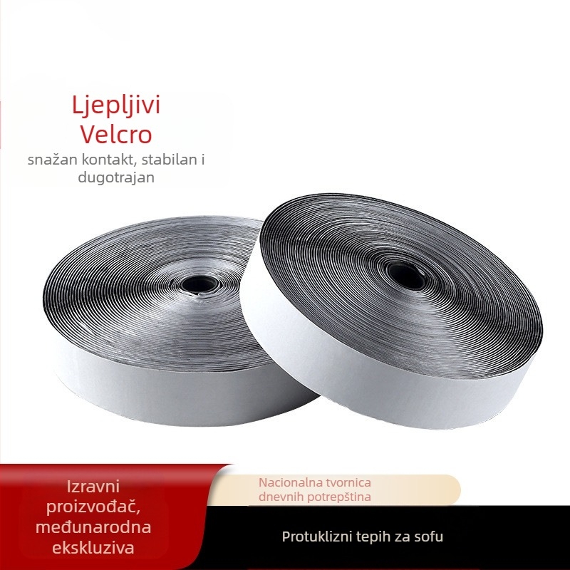 Naylon Velcro magični organizator, samoljepljivi hook-and-loop za odjeću, kućnu tekstiliju i industrijsku primjenu – bez marke
