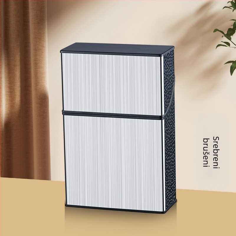 Metalna kutija za cigarete – FOGSON, moderni minimalistički stil, otisnuti logo, 300 komada po setu