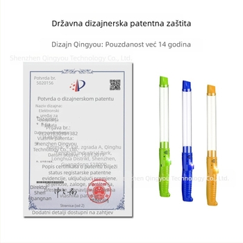 Ručni USB punjeni uređaj za usisavanje insekata s repelentom protiv komaraca, model SK818, stupasti dizajn, 9V, 0,5