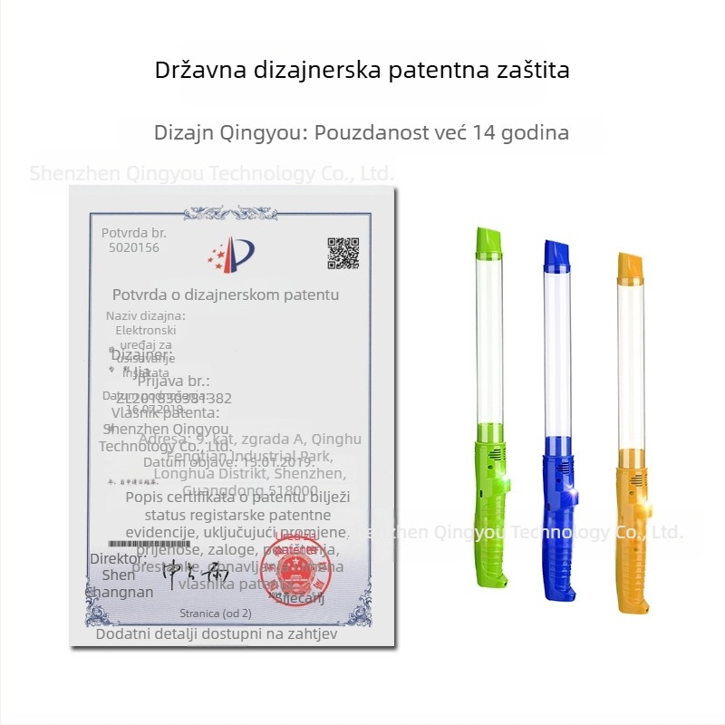 Ručni USB punjeni uređaj za usisavanje insekata s repelentom protiv komaraca, model SK818, stupasti dizajn, 9V, 0,5