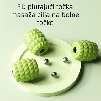 Masažni valjak za potkoljenicu i noge — masaža potkoljenica, alat za mršavljenje, istezanje mišića, dodatak za jogu