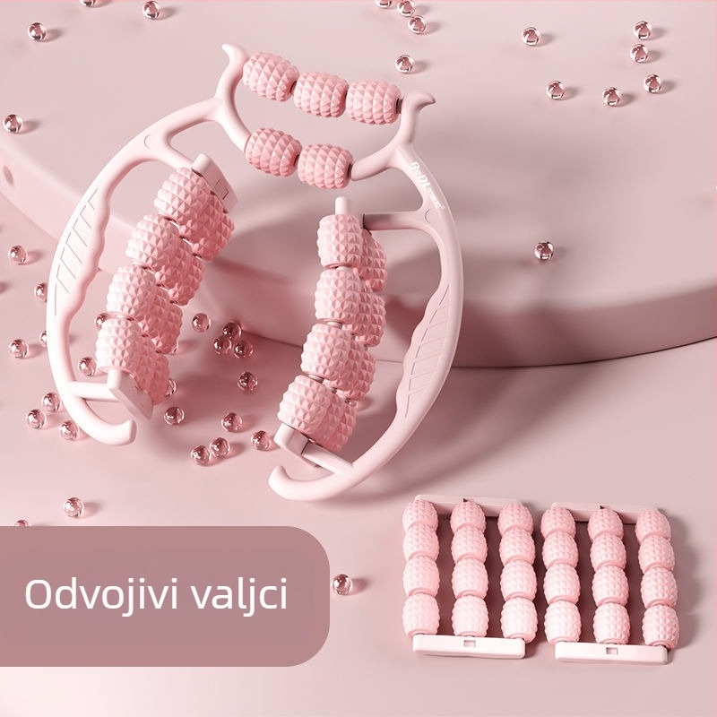 Masažni valjak za potkoljenicu i noge — masaža potkoljenica, alat za mršavljenje, istezanje mišića, dodatak za jogu