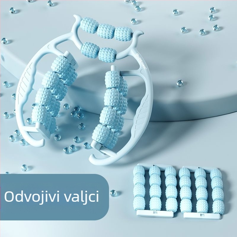 Masažni valjak za potkoljenicu i noge — masaža potkoljenica, alat za mršavljenje, istezanje mišića, dodatak za jogu