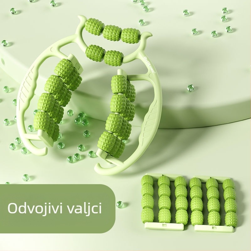 Masažni valjak za potkoljenicu i noge — masaža potkoljenica, alat za mršavljenje, istezanje mišića, dodatak za jogu
