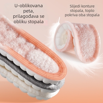 PU ulošak za cipele – zimsko grijanje, cijeli ulošak, upijanje znoja, antibakterijski, unisex