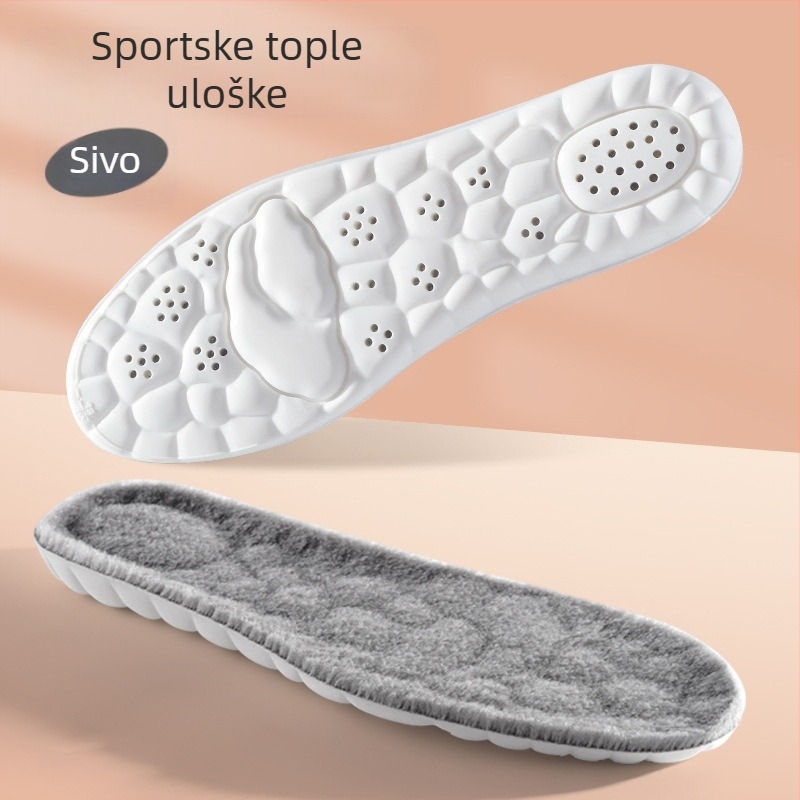 PU ulošak za cipele – zimsko grijanje, cijeli ulošak, upijanje znoja, antibakterijski, unisex