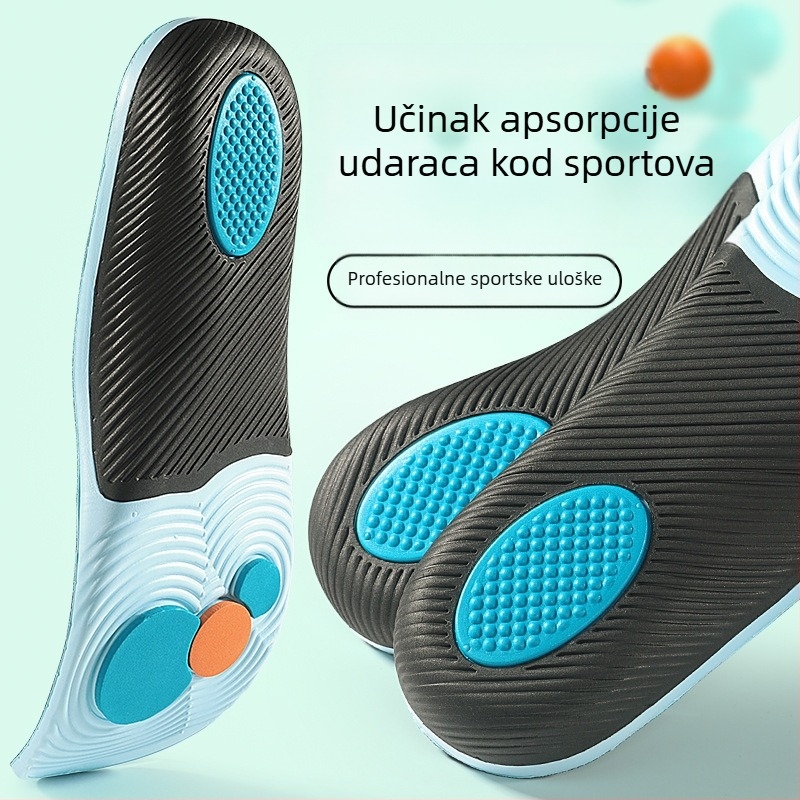 Uložci za potporu luka za plosko stopalo – korekcija luka, anti-torsion, visoka elastičnost, prozračni mrežasti EVA, za sve sezone