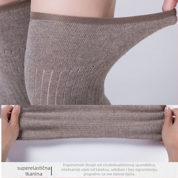 Zaštita koljena – topla, elastična pletena, bez šavova, sve sezone, za odrasle u prostorijama s klima-uređajem