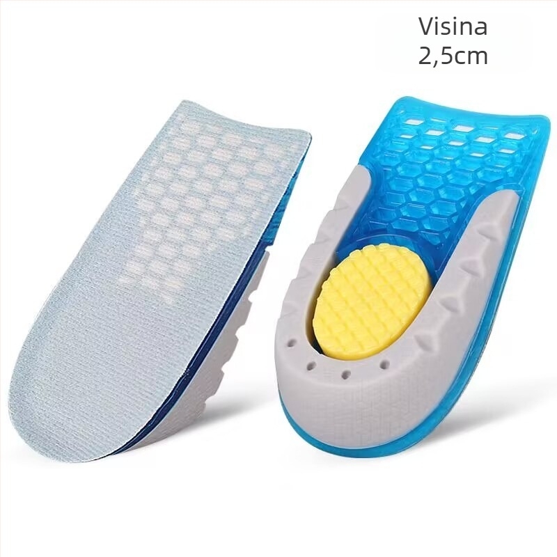 Uložak za podizanje pete — Velvet-TPE-TPU materijal, prozračni polu jastučić, funkcija dizanja; pogodno za tenisice, kožne cipele, čizme i casual/radni obući; marka Shengtong Insole