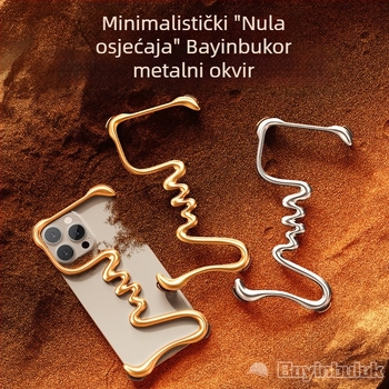 Zaštitno kućište za telefon s metalnim okvirom za iPhone 16 Pro Max – elektroplatiranje, odvod topline, otporno na habanje, otporno na pad