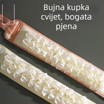Kupaonski ručnik za njegu leđa, dvostruka upotreba — Yimu, viskozna + spužva + PE, odrasli, prilagodljiva količina u kutiji