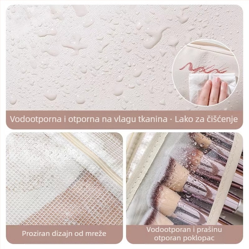 Kozmetička torbica Friendly DRLSNB, PU kubnog oblika, višenamjenska za putovanja
