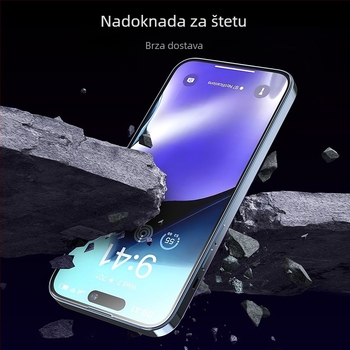 Prednje zaštitno staklo zaslona – anti-peeping, HD, puni zaslon, kaljeno staklo