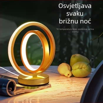 Aluminijsko umjetničko noćno svjetlo za bar, spavaću sobu i dnevni boravak — kreativni stil, EU CE certifikat, noćno svjetlo, svjetlo za učenje, atmosfersko svjetlo — Looking at life