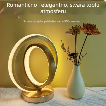 Aluminijsko umjetničko noćno svjetlo za bar, spavaću sobu i dnevni boravak — kreativni stil, EU CE certifikat, noćno svjetlo, svjetlo za učenje, atmosfersko svjetlo — Looking at life