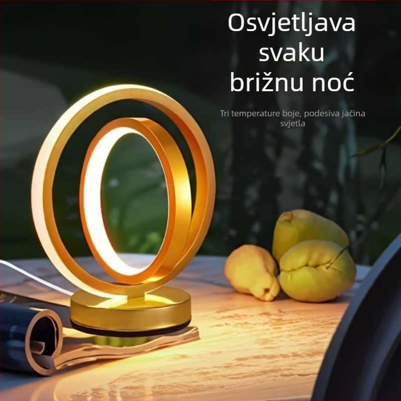 Aluminijsko umjetničko noćno svjetlo za bar, spavaću sobu i dnevni boravak — kreativni stil, EU CE certifikat, noćno svjetlo, svjetlo za učenje, atmosfersko svjetlo — Looking at life