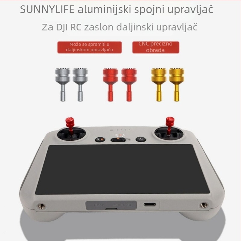Metalni joystick za DJI Mini 3 / Mini 3 Pro RC daljinski, s funkcijom pohrane
