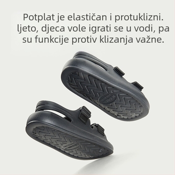 Dječje sandale za plažu – gornji EVA, unisex, uzrast 4–16 godina, ljeto 2024, svakodnevni stil