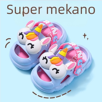 Dječje sandale s rupicama za ljeto, unisex, za kupaonicu i van, protuklizne, s zatvorenim prstima