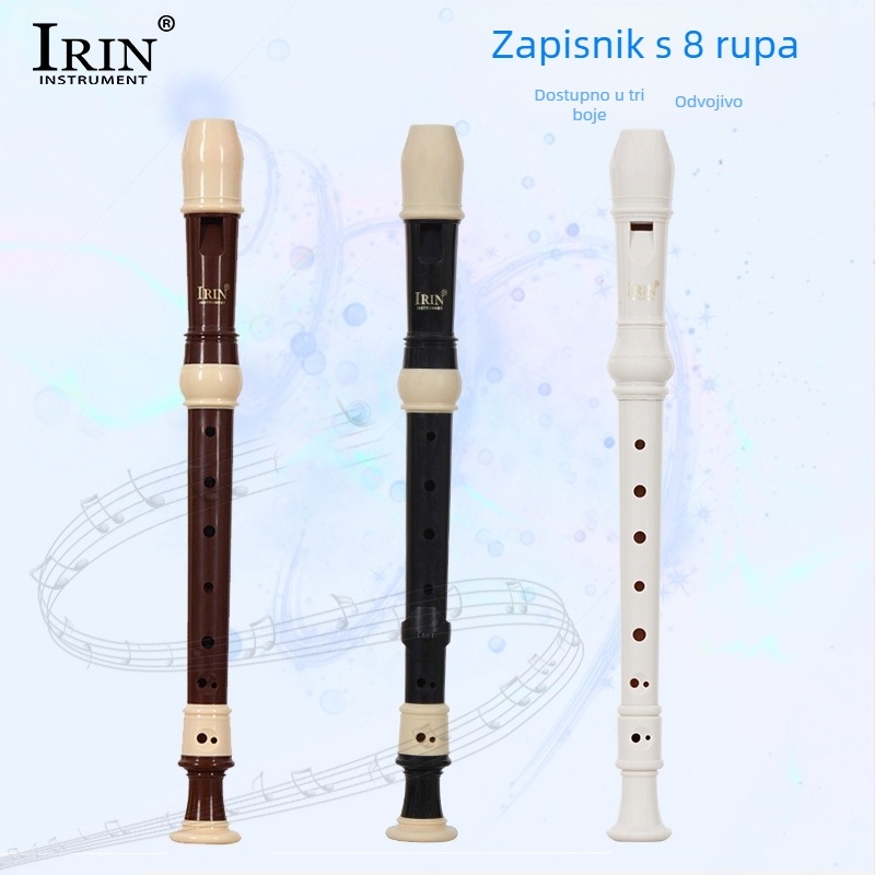 Barokni rekorder IRIN BJ100/BJ200/BJ300, odvojivi, ABS, visok ton B
